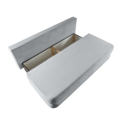 Sofa ORIN 3-osobowa z funkcją spania – nowoczesny plusz