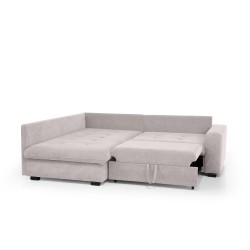 Narożnik RAMO z funkcją spania i topperem gratis – duża powierzchnia 160×200 cm