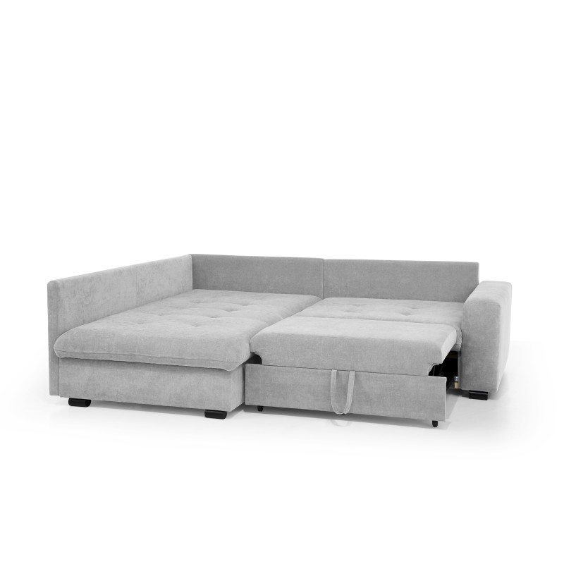 Narożnik RAMO z funkcją spania i topperem gratis – duża powierzchnia 160×200 cm