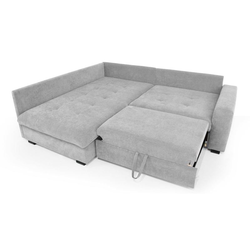 Narożnik RAMO z funkcją spania i topperem gratis – duża powierzchnia 160×200 cm