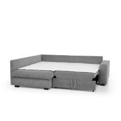 Narożnik RAMO z funkcją spania i topperem gratis – duża powierzchnia 160×200 cm