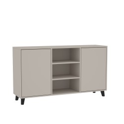 Komoda dwudrzwiowa HOME z półkami  – nowoczesna i funkcjonalna