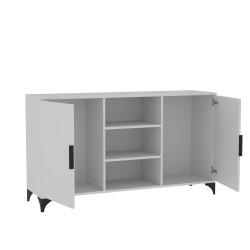 Komoda dwudrzwiowa HOME z półkami  – nowoczesna i funkcjonalna