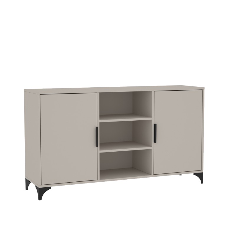 Komoda dwudrzwiowa HOME z półkami  – nowoczesna i funkcjonalna