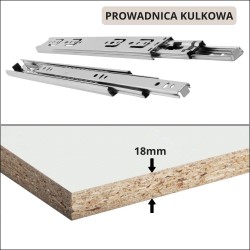 Komoda HOME 4 szuflady – nowoczesna komoda do salonu i sypialni