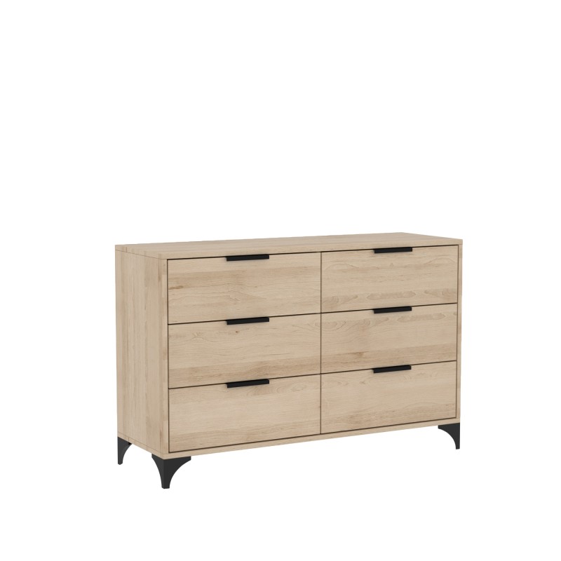 Komoda z 6 szufladami HOME  – nowoczesna, pojemna, praktyczna