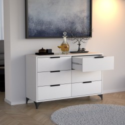 Komoda z 6 szufladami HOME  – nowoczesna, pojemna, praktyczna