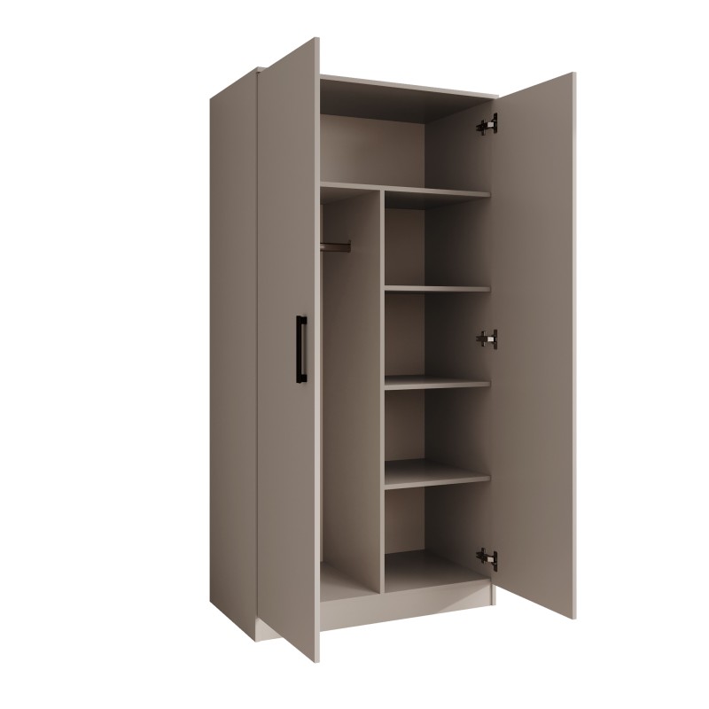 Szafa uchylna TREND 90 cm – nowoczesna, pojemna, z drążkiem i półkami