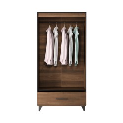 Szafa 2-drzwiowa z szufladą FELIA – nowoczesna i praktyczna