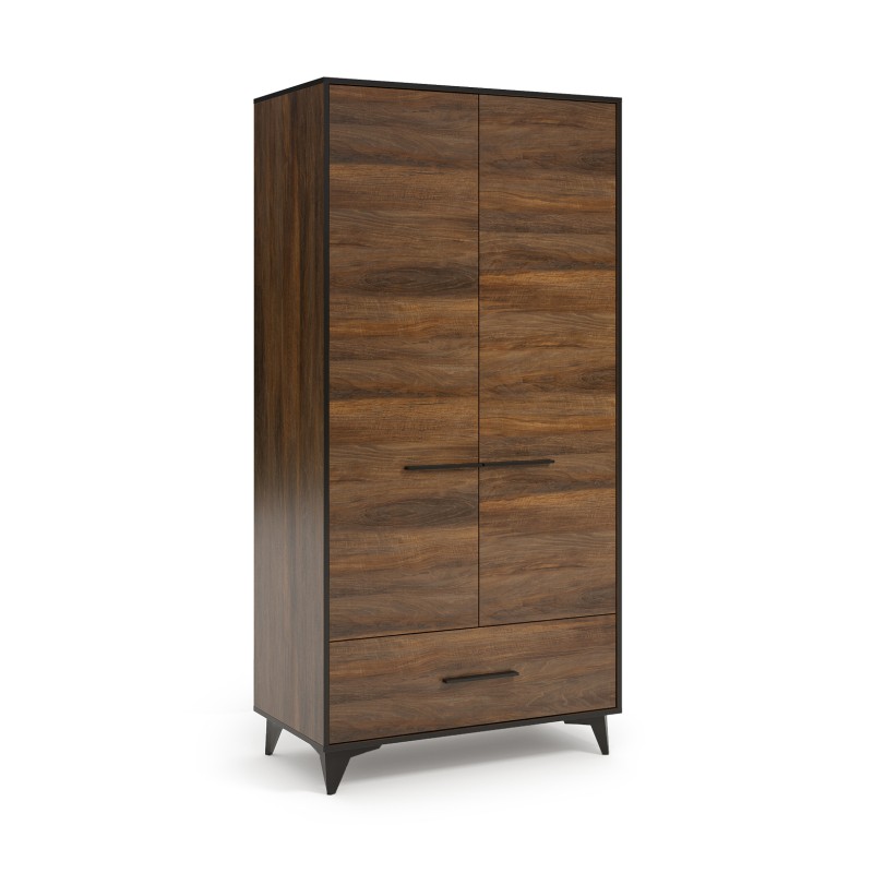 Szafa 2-drzwiowa z szufladą FELIA – nowoczesna i praktyczna