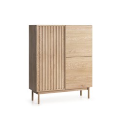 Komoda z 3 drzwiami SAPPORO – nowoczesna komoda  z systemem Push-to-Open