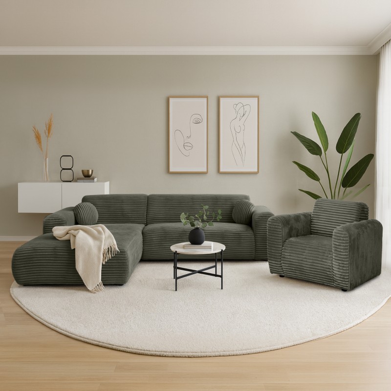 Narożnik PUERTO L bez funkcji spania – nowoczesny i wygodny