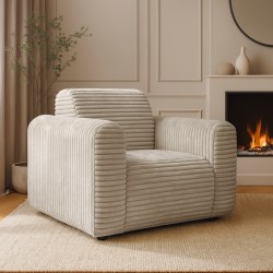 Fotel PUERTO w tkaninie Tilia – styl i komfort do salonu