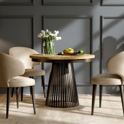 Okrągły rozkładany stół LUMI – nowoczesny stół