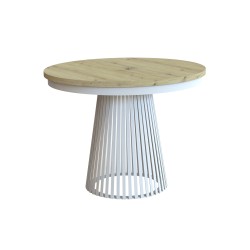 Okrągły rozkładany stół LUMI – nowoczesny stół