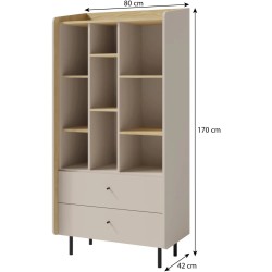 Regał ALEX 2 szuflady – nowoczesny i funkcjonalny