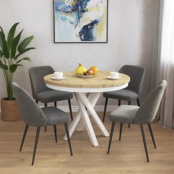 Okrągły stół rozkładany KRIS – nowoczesny i elegancki