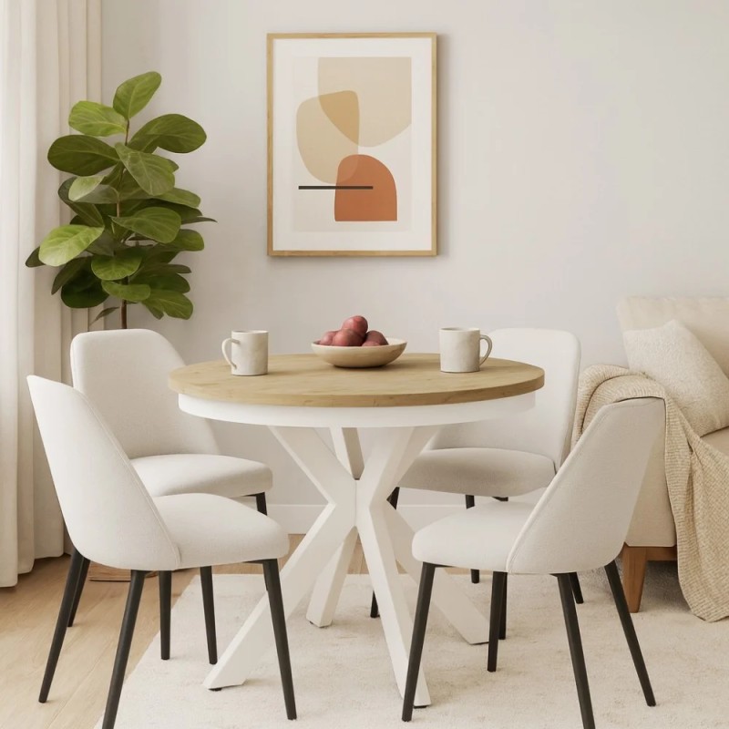 Okrągły stół rozkładany BILBAO – nowoczesny i solidny