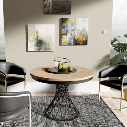 Okrągły stół rozkładany LAURA – elegancki i nowoczesny