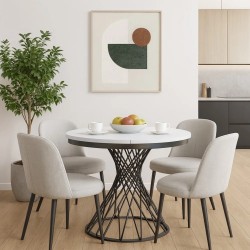 Okrągły stół rozkładany LAURA – elegancki i nowoczesny