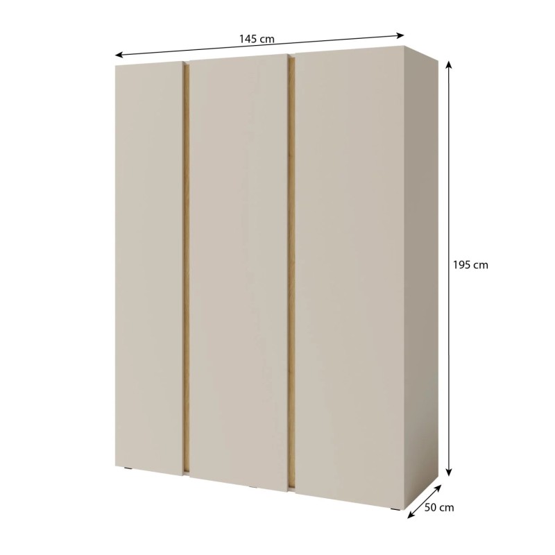 Szafa trzydrzwiowa LICO – nowoczesna, pojemna i elegancka