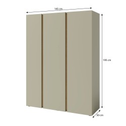 Szafa trzydrzwiowa LICO – nowoczesna, pojemna i elegancka