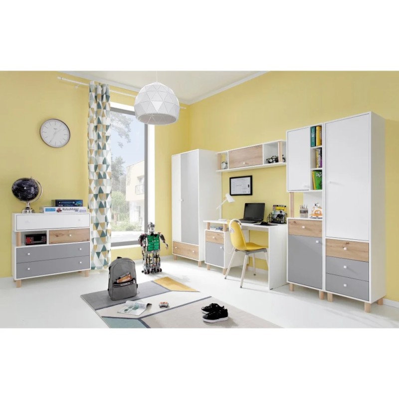 Szafa FIGO 3 drzwi 2 szuflady – nowoczesna i funkcjonalna