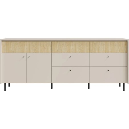 Komoda MONAKO 7 szuflad i 2 drzwi – elegancka, nowoczesna i pojemna