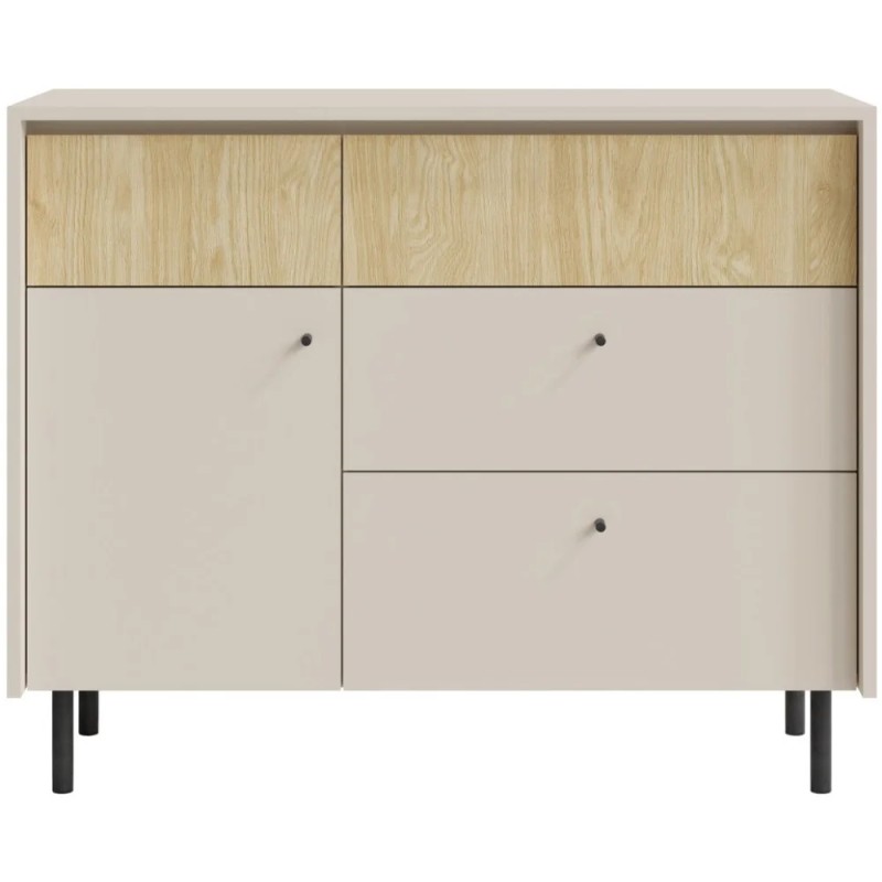 Komoda MONAKO 4 szuflady i 1 drzwi – nowoczesna i kompaktowa