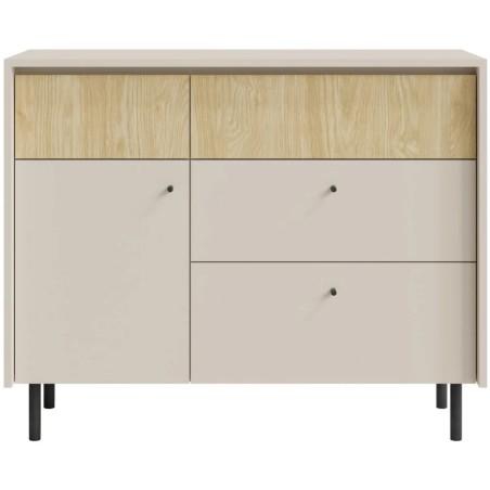 Komoda MONAKO 4 szuflady i 1 drzwi – nowoczesna i kompaktowa