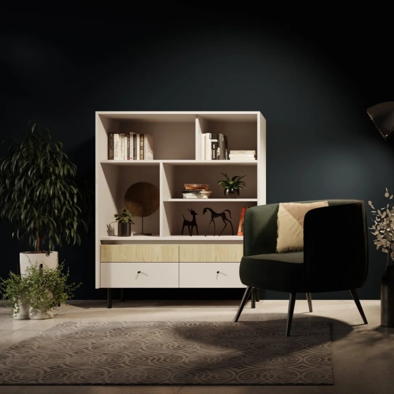 Szafka RTV MONAKO 4 szuflady – nowoczesny design