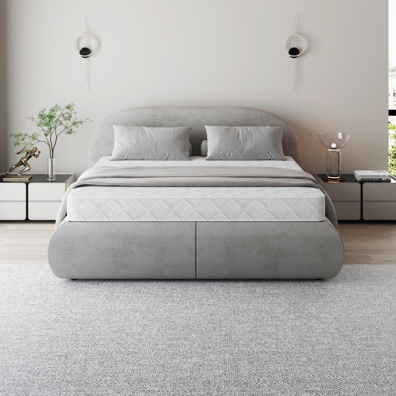 Materac medyczny sprężynowy MEDIRO FORM SENIOR  – 7 stref, H2, Silver Life, ergonomiczny komfort