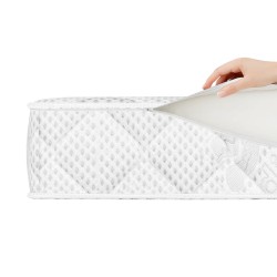 Materac medyczny sprężynowy MEDIRO FORM SENIOR  – 7 stref, H2, Silver Life, ergonomiczny komfort