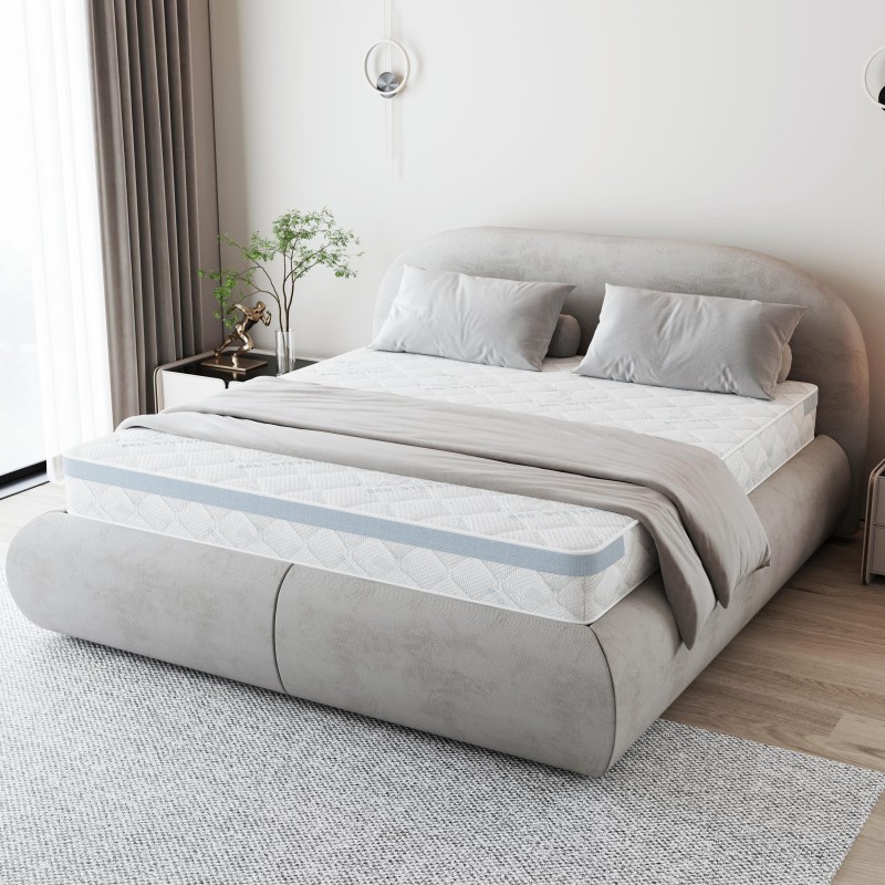 Materac medyczny kieszeniowy MEDIRO CARE SENIOR – 7 stref, H2/H3, lateks, kokos, TENCEL