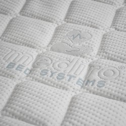 Materac medyczny kieszeniowy MEDIRO CARE SENIOR – 7 stref, H2/H3, lateks, kokos, TENCEL