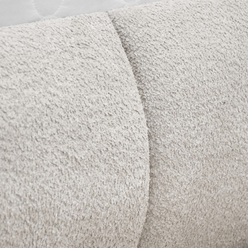 Łóżko MOTTI z pojemnikiem i materacem H2 – nowoczesne łóżko bouclé | BeautySofa24