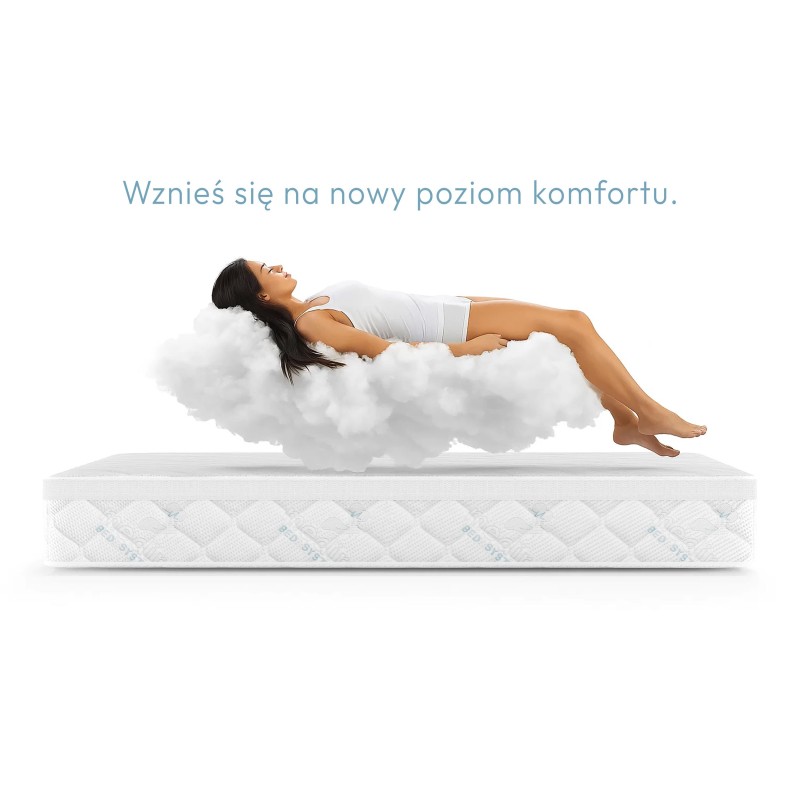 Materac MEDIRO VITA SENIOR H3 – kieszeniowy, pianka HR, pokrowiec TENCEL