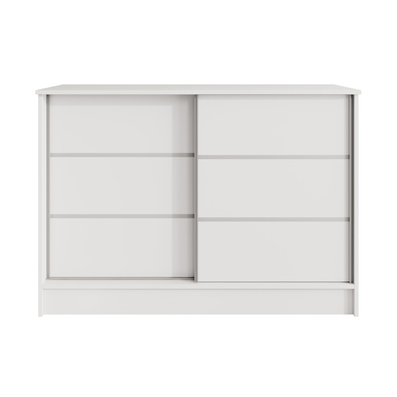 Komoda MIRELA z 2 drzwiami przesuwnymi – nowoczesna i elegancka komoda do salonu | BeautySofa24