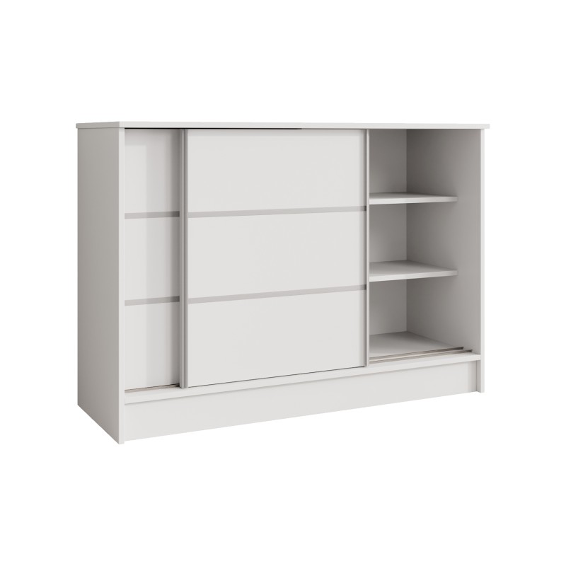 Komoda MIRELA z 2 drzwiami przesuwnymi – nowoczesna i elegancka komoda do salonu | BeautySofa24