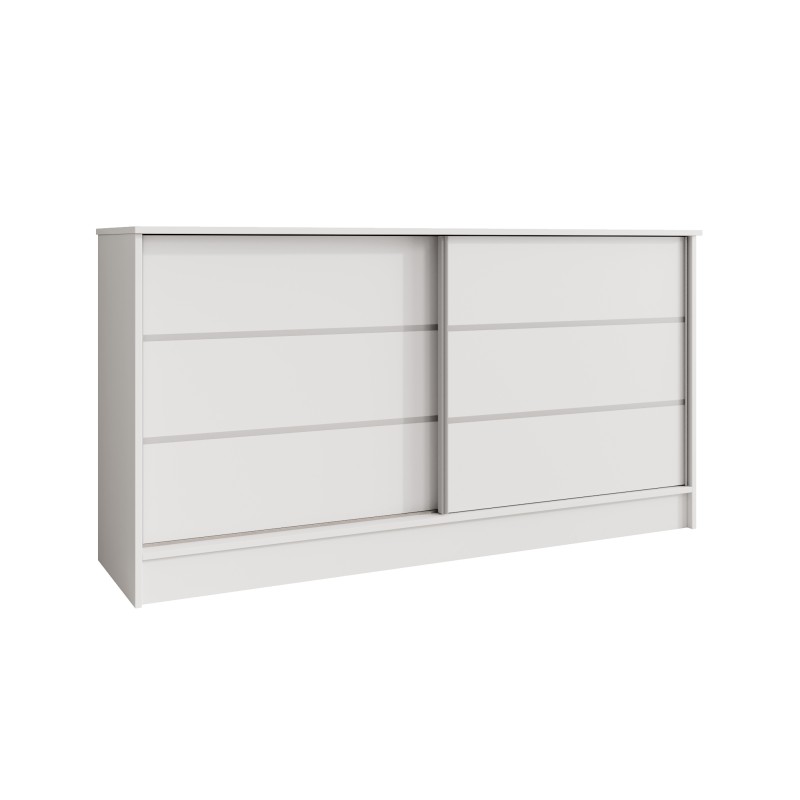 Komoda MIRELA z 2 drzwiami przesuwnymi – nowoczesna i elegancka komoda do salonu | BeautySofa24