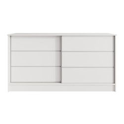 Komoda MIRELA z 2 drzwiami przesuwnymi – nowoczesna i elegancka komoda do salonu | BeautySofa24