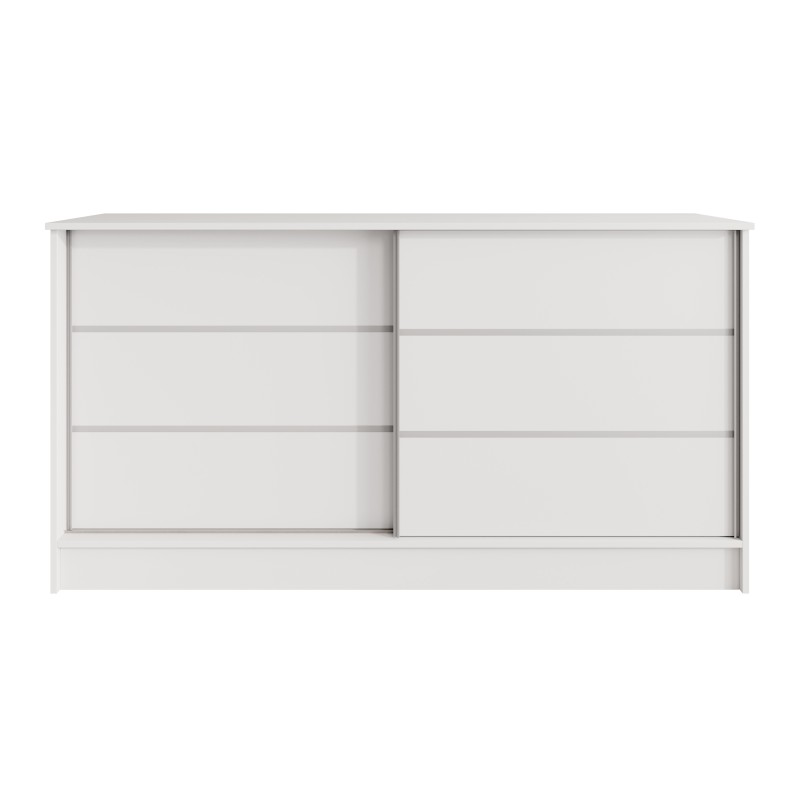 Komoda MIRELA z 2 drzwiami przesuwnymi – nowoczesna i elegancka komoda do salonu | BeautySofa24