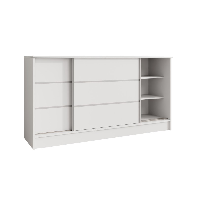 Komoda MIRELA z 2 drzwiami przesuwnymi – nowoczesna i elegancka komoda do salonu | BeautySofa24