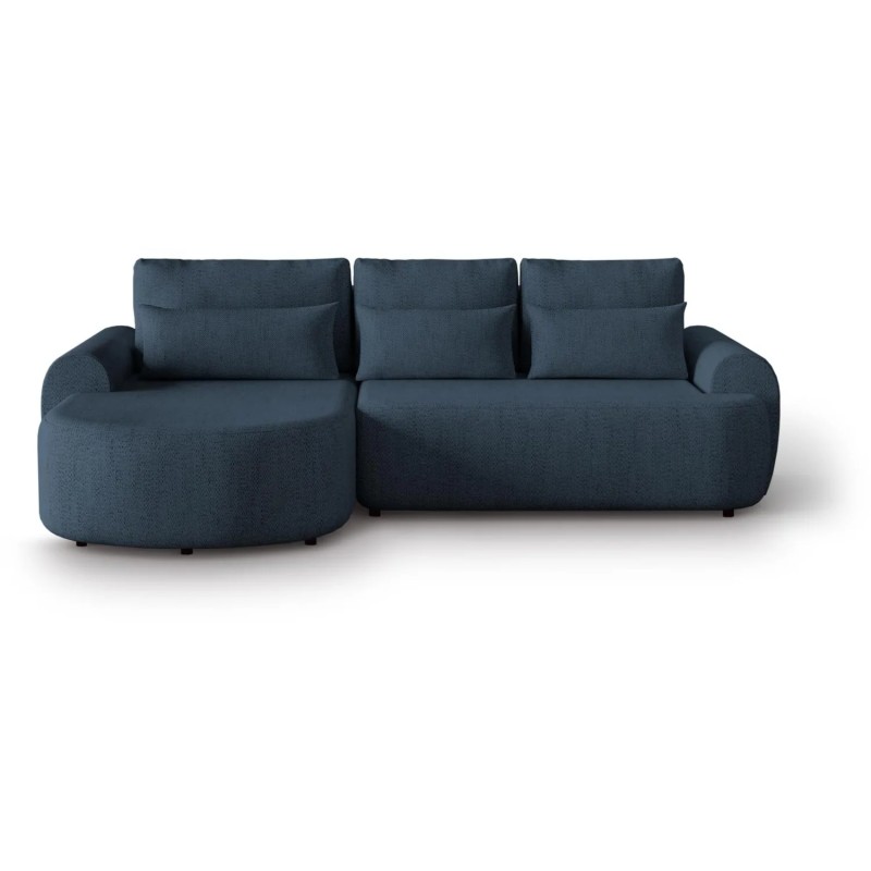 Narożnik z funkcją spania Olivio Modesto ciemnoniebieski  packshot lewy przód