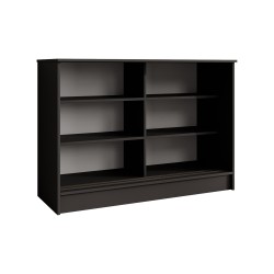 Komoda HORIZON – nowoczesna komoda z lamelami i drzwiami przesuwnymi