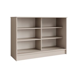 Komoda HORIZON – nowoczesna komoda z lamelami i drzwiami przesuwnymi