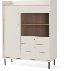 Witryna GLORIA – nowoczesna z 2 szufladami i 3 drzwiami