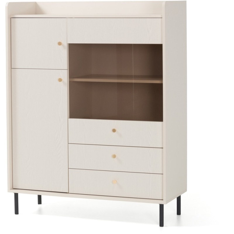 Witryna GLORIA – nowoczesna z 2 szufladami i 3 drzwiami