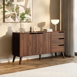 Komoda NOREL – nowoczesna komoda z 3 szufladami i 2 drzwiami