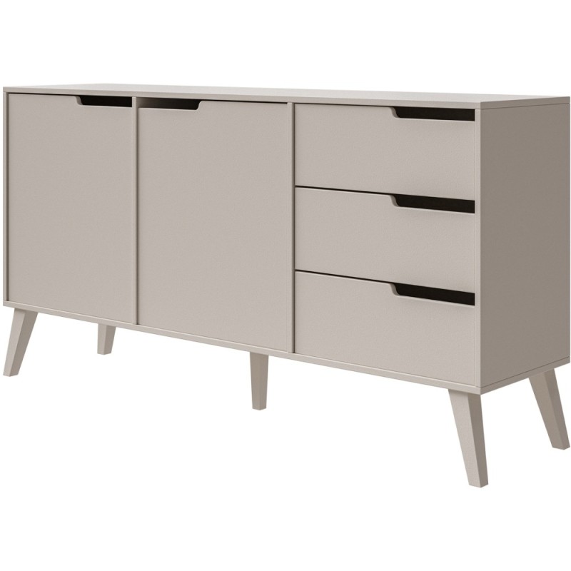 Komoda NOREL – nowoczesna komoda z 3 szufladami i 2 drzwiami